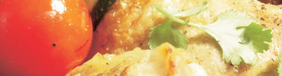 Kipkarbonades met walnotensaus