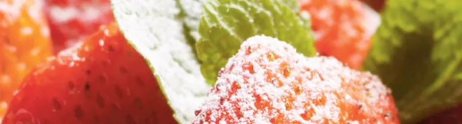 Aardbeientaart met citroenkwark en munt