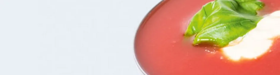 Zoete tomatensoep met bastognekoek