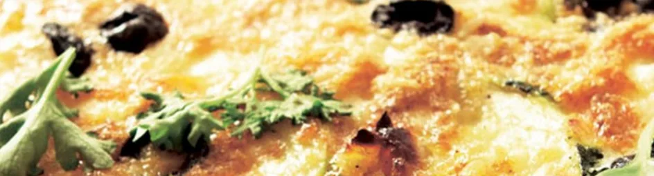 Ovenschotel van courgette en tomaat