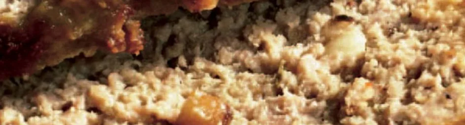 Toscaans gehaktbrood met basilicumsaus