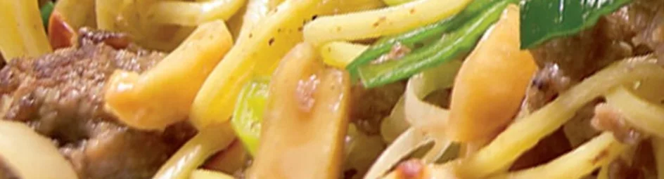 Pikante mie met gehakt