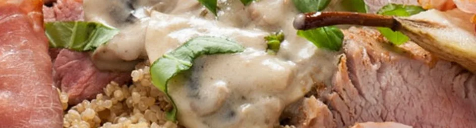 Varkenshaas met champignonsaus van René Pluijm