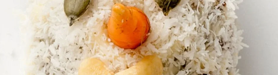 Koolpop met gehakt en kokos