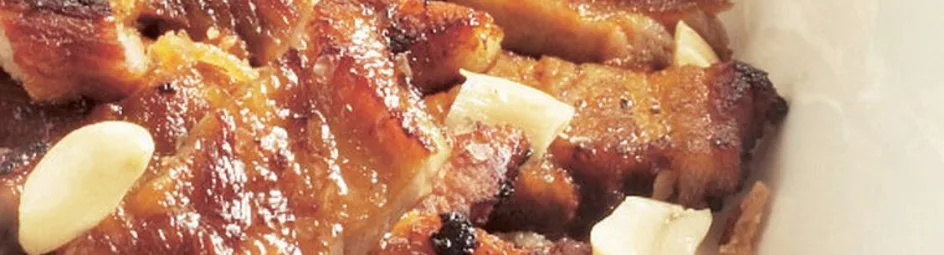 Rijst met pikante speklapjes