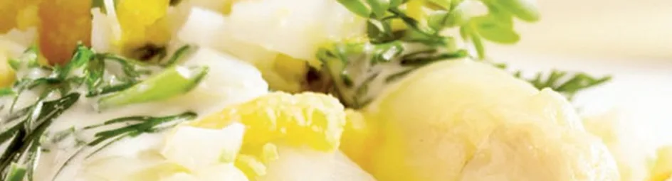 Asperges met mosterd-tuinkruidensaus