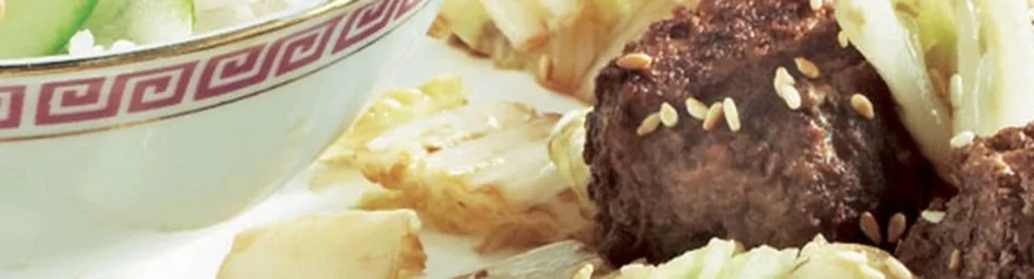 Chinese kool met gehaktballetjes