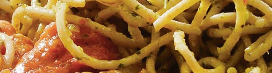 Spaghetti Pollo Pesto