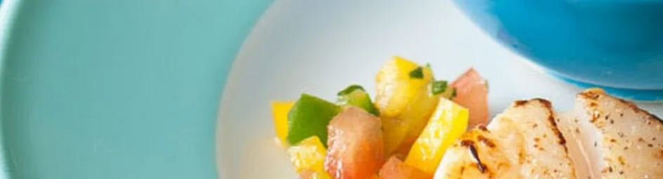 Coquilles met aromatische tomatensalsa van René Pluijm