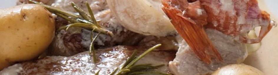 Fricandeau en mosterd-rozemarijnsaus