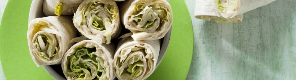 Wrap met witte bonenpuree van Laura Emmelkamp