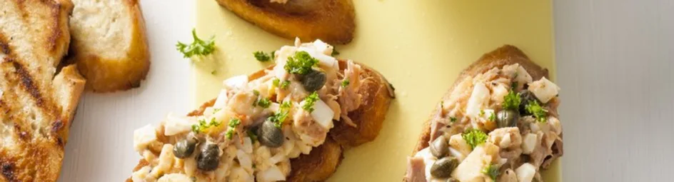 Tonijnsalade met ei