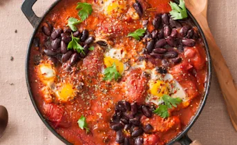 Shakshuka met kidneybonen
