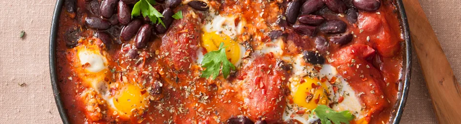 Shakshuka met kidneybonen