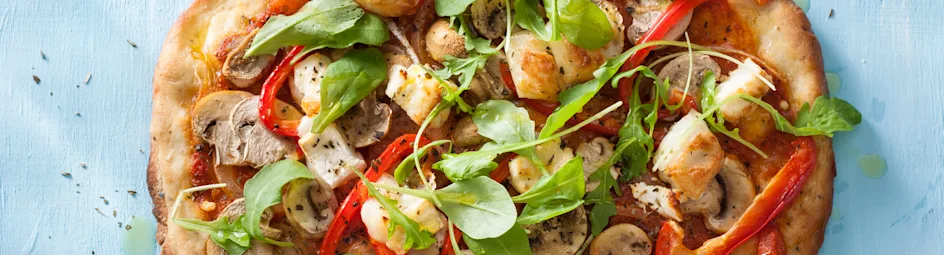 Pizza met minder zout