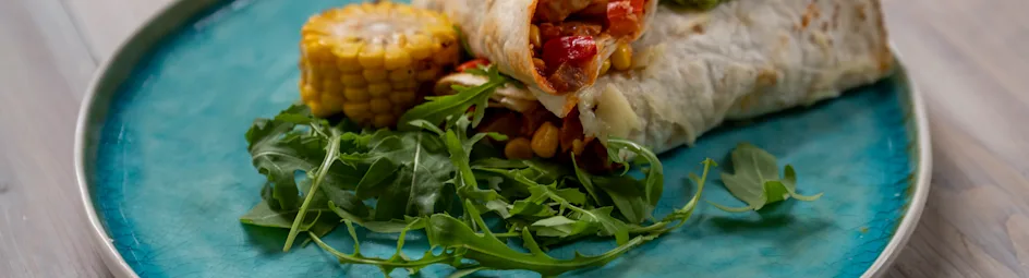 Burrito's con carne met minder zout