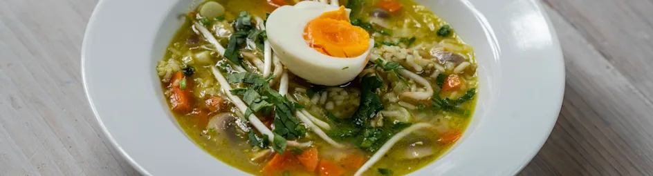Frisse groentesoep