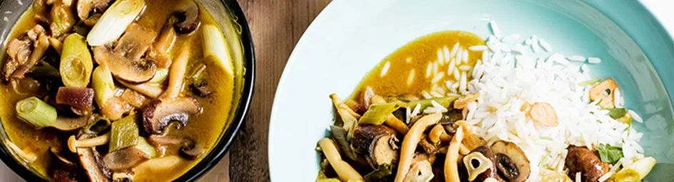 Rendang met paddestoelen