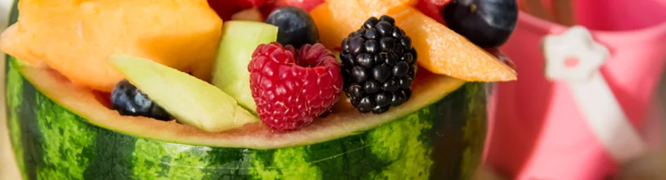 Fruit in watermeloen