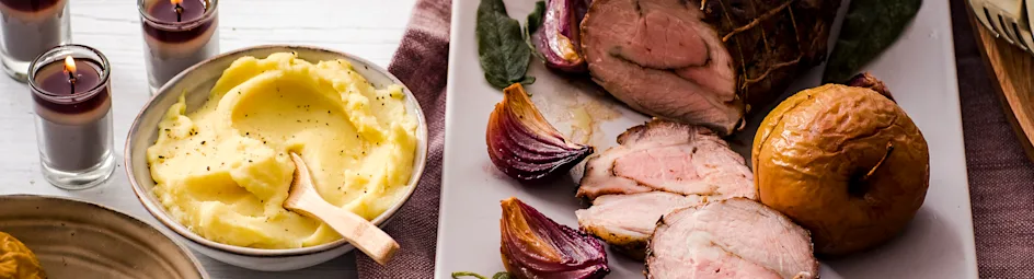 Varkensrollade extravaganza met venkelzaad en gebakken appels