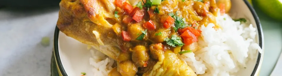 Curry met kikkererwten