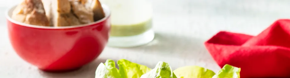 Voorjaarsalade met witte asperges