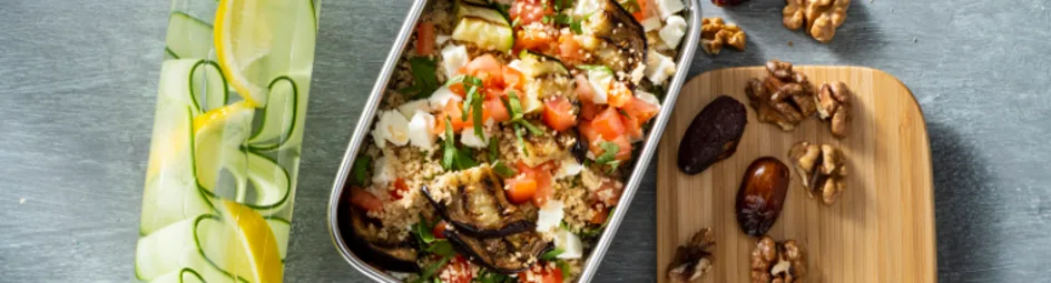 Couscoussalade met gegrilde groenten