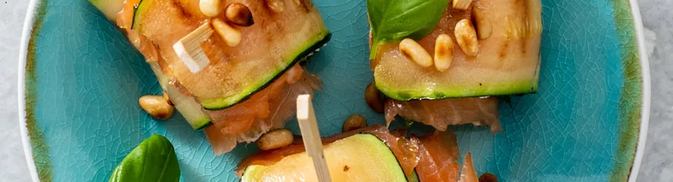 Courgette-zalmrolletje van Jan Smit