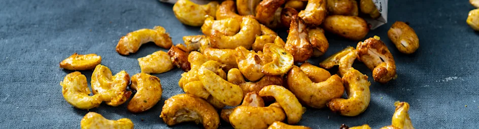 Gekruide cashewnoten