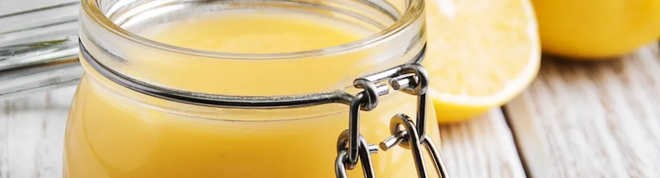 Zelfgemaakte lemoncurd