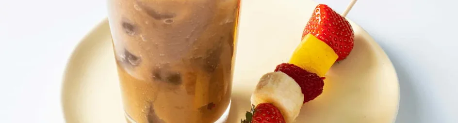 Koffie-amandelsmoothie