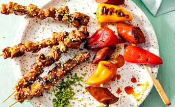 Stokje snackpaprika en chorizo