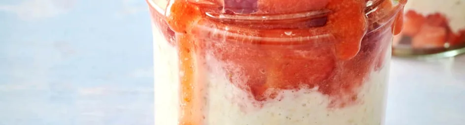 Strawberry sunrise bowl