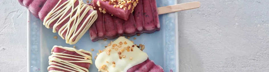 Yoghurtijsjes met fruit