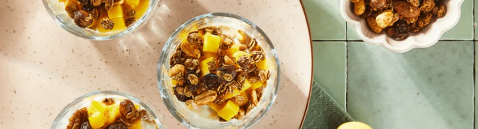 Granola met koffie en noten