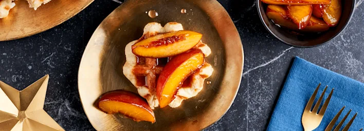 Luikse wafels met pruimen