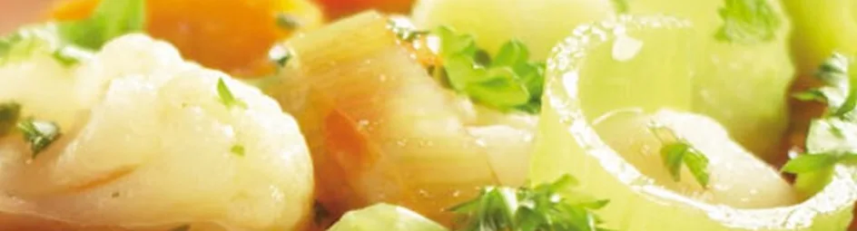 Snelle groentesoep met vermicelli