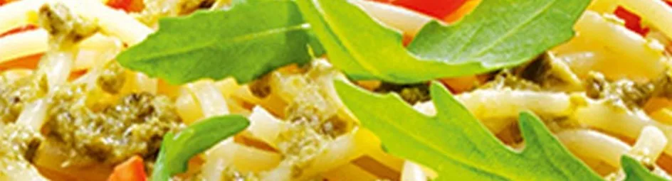 Spaghetti met pesto