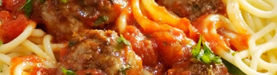 Spaghetti met gehaktballetjes