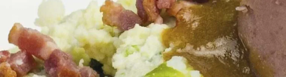 Andijviestamppot met rookworst en spekjes