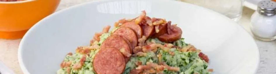 Boerenkoolstamppot met worst