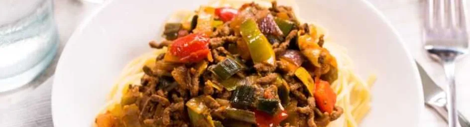 Klassieke spaghetti met rundergehakt