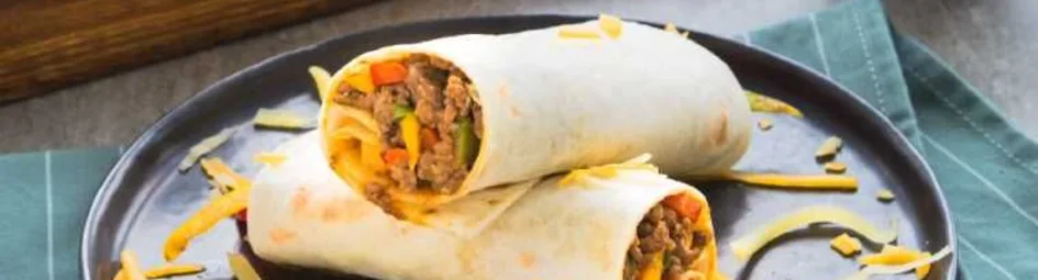 Tortilla’s met gehakt en kaas