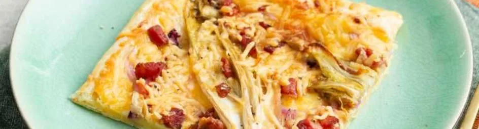 Plaattaart met witlof