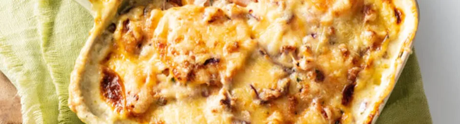 Zoete aardappelgratin met Provençaalse kruiden