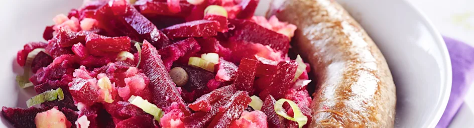 Stamppotje met rode biet