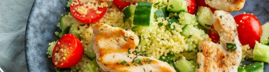 Gegrilde kip met tabouleh