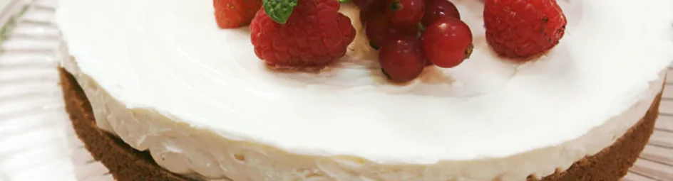 No Bake Bastogne cheesecake