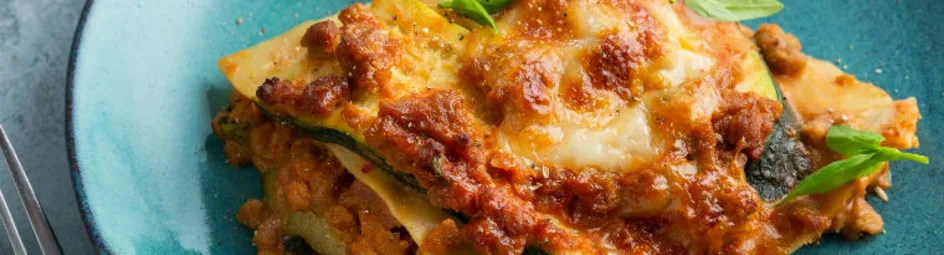 Vegetarische lasagne met courgette