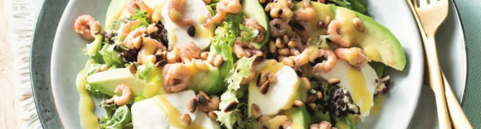 Salade van Hollandse garnalen